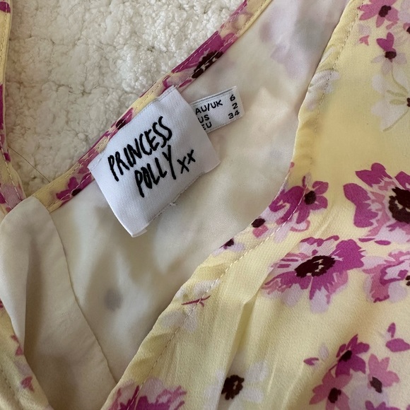 Princess Polly Nellie Mini Dress - Yellow - Picture 5 of 6